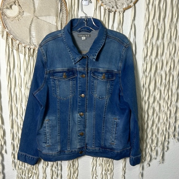 Garnet Hill Jackets & Blazers - Garnet Hill Denim Jacket Size 16